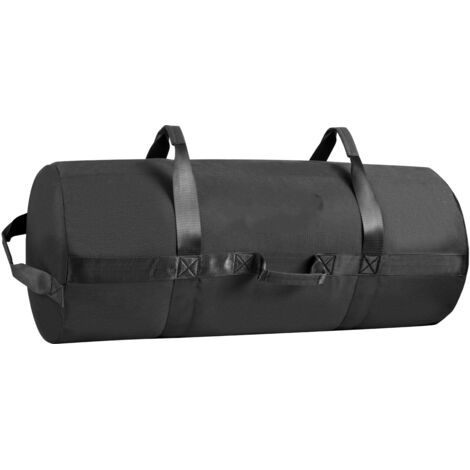 Mophorn Workout-Sandsack, robuste Trainings-Tasche mit Griffen, anpassbar von 56-90 kg für Krafttraining, Cross-Training und Fitnessübungen, Schwarz (ungefüllt)