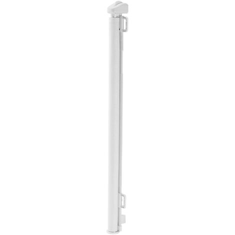 Mophorn Einziehbares Babygitter und Hundegitter, ausziehbar bis 143 cm Breite und 79,5 cm Höhe, Treppenschutzgitter mit Sicherheitsverschluss, Schutzgitter aus Netzmaterial für Treppen, Flure,Weiß (1/5)