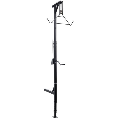 Mophorn Game Hoist mit Seilwinde & Gambrel, 226,8 kg Tragkraft, Lkw-Wildhebezeug mit 5,08 cm Empfänger, geeignet für Häuten und Reinigen von Wild bei Jagdaktivitäten