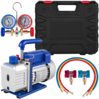 Mophorn 4CFM 1/4hp Luft-Vakuumpumpe HVAC Kältetechnik AC Verteiler Manometer Set R134a Kit