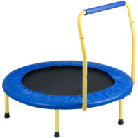 Mophorn 3FT Trampolin für Kinder, 36" Indoor-/Outdoor-Trampolin mit Schaumstoffgriff, Freizeit-Trampolin