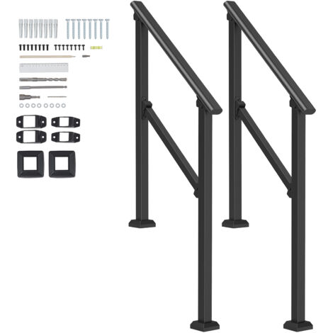 LIANTRAL Corrimano da esterno per gradini, kit di guide per LIANTRAL Corrimano da esterno per gradini, kit di guide per