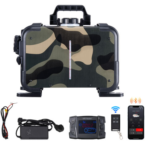 Mophorn Riscaldatore diesel 8KW - 12V/24V, controllo Bluetooth, riscaldamento sicuro ed efficiente