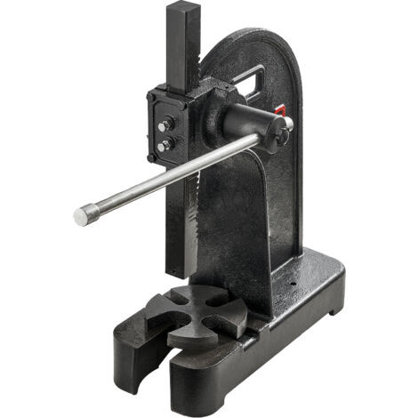 Mophorn Pressa per balle con albero , manuale da 3 tonnellate. Altezza massima 12,2 pollici. Pressa da banco in ghisa per carichi pesanti. Per stampare, piegare, stirare e formare. Materiale: ghisa.