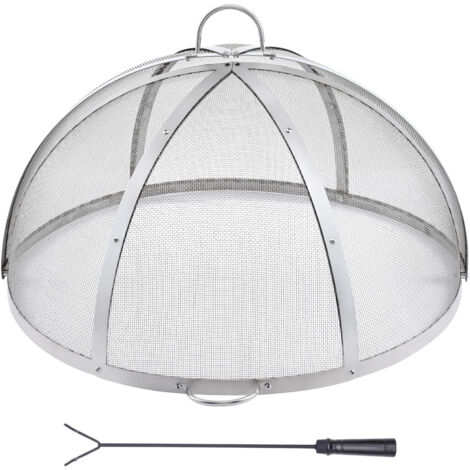 EAST OAK Braciere da Giardino o Esterno 53cm Senza Fumo, Braciere da Esterni a Acciaio Inox 304, Bracere Portatile da Campeggio, Stufa a Legna & Pellet, Posacenere Rimovibile, con Borsa di Trasporto