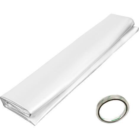 2x Nastro Adesivo Per Riparazioni I Telo Per Serra, Telo A Rete Resistente Ai Raggi Uv 8cm X 15m 89323497