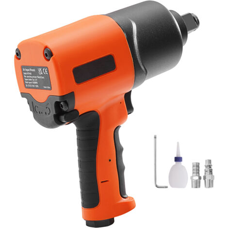 Cricchetto Pneumatico 1/2 Pollice – Chiave A Percussione Angolare In Lega Di Alluminio, 45 Ft-lbs Coppia, 150 Rpm, Per Officina E Manutenzione Auto
