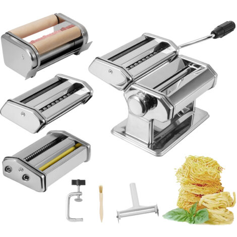 Macchina per Pasta Manuale in Acciaio Inox, Perfetta per Spaghetti