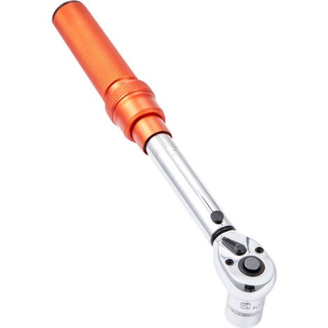Mophorn Chiave dinamometrica, attacco da 1/4 di pollice, scatto 20-200 in.lb/3-23 n.m, regolabile in due direzioni, bilance meccaniche a doppia gamma, kit chiave con adattatori e asta di prolunga