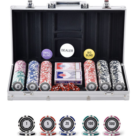 Set Fiches Poker HEITOK - 500 Pezzi Numerate, 11.5g, Con Custodia In Alluminio E Accessori - Foto 7