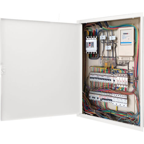 Mophorn Sportello di Ispezione Apertura 165° Materiale Lamiera deAcciaio Zincata 411x411mm, Anta Sportello con Serratura per la Manutenzione Riparazione degli Impianti Superficie da Verniciare 1,9 kg