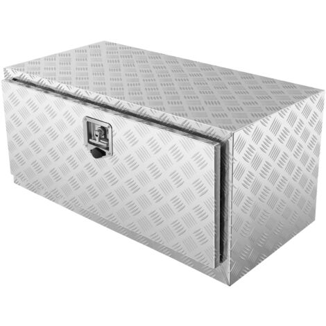 Mophorn Cassetta Portaoggetti Sottoscocca per Camion,Cassetta Portaoggetti per Pickup 36"x24"x24",Cassetta Attrezzi in Alluminio Scatola Portaoggetti Rimorchio Maniglia a T Camion, Furgone, Rimorchio (1/5)
