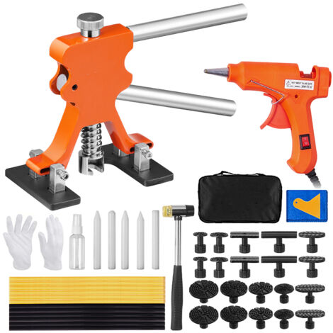 Set Rimozione Ammaccature Auto E Moto, 10 Strumenti In PC, Sollevatore Trasparente Per Officina, Facile Da Usare Con Colla A Caldo