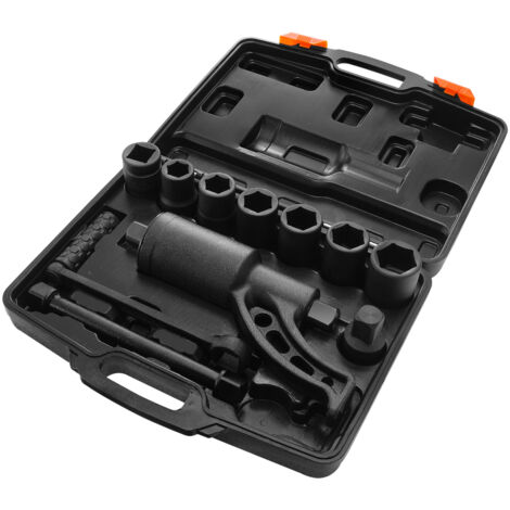 Mophorn Set di Chiave Dinamometrica 25,4mm Rapporto 1:58 Moltiplicatore di Forza con 8 Bussole, Set Moltiplicatore di Forza Svita Bulloni per la Rimozione dei Dadi per Riparazione Auto Officina Garage (1/5)