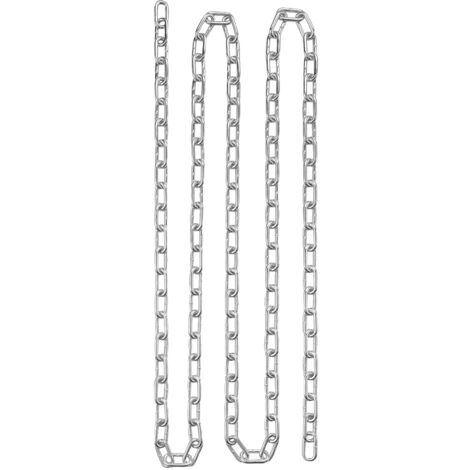 Mophorn Catena a spirale Proof, 3/16" x 250', Carico di lavoro sicuro 1100 libbre, Catena a spirale testata a prova di zinco placcata con due maglie rapide (1/5)