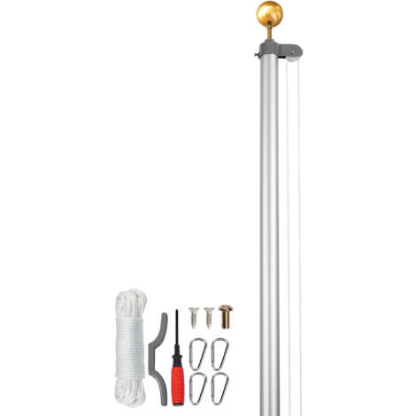 PORTABANDIERA PER GIARDINO Cortile Stendibandiera Da Giardino Appendere Prato EUR 9,99 - IT - Foto 6