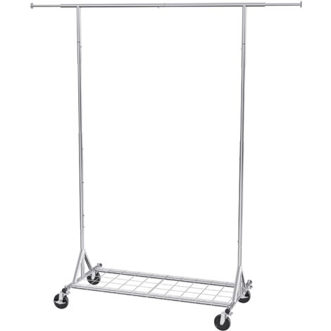 Appendiabiti Moderno Con Ruote - 82x42x90160 Cm Per Vestiti E Accessori - Foto 8