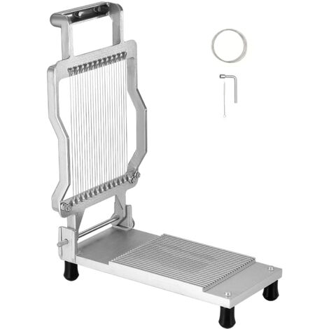 Mophorn 0,2" Lama ultra sottile, Taglia formaggio a filo, Staccabile, Lega di alluminio, Acciaio inossidabile 316, Cucina, 0 Voltaggio, Affetta formaggio, Argento