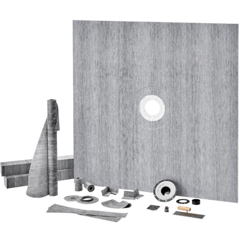 Kit Cordolo Doccia, Kit Piatto Doccia 60"x38" Con Scarico Centrale Ispessito P 010696492966
