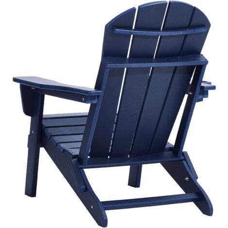 ULTCOVER Set Di 2 Coprisedili Impermeabili Per Sedie Adirondack Da Esterno, Poliestere 600D, Fino A 81x38x80 Cm