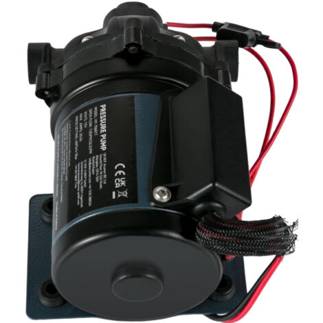 KIMISS Pompa A Membrana 12V Autoadescante 3,5 L/min 0,48 MPa Per Acqua, Mini E Compatta Per Camper E Barche, Alimentazione 12V 2A
