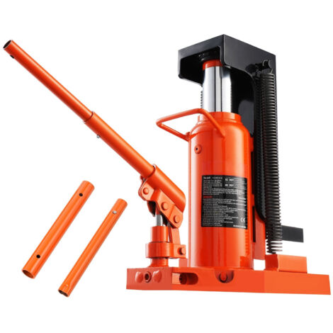 Cric Idraulico VEVOR 10 Tonnellate Con Punta - Capacit&agrave; 20T Superiore, Per Sollevamento Veicoli E Macchinari Industriali