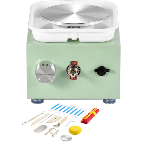 VEVOR Mini Ruota per Ceramica 0-320 Giri/min Macchina per Stampaggio di Bacino Staccabile