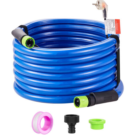 VEVOR Tubo Per Acqua Riscaldata Da 4,5 M Tubo Per Acqua Potabile Riscaldata Per Camper Con Copertura Ondulata Protezione Antigelo Fino A 427 Autoregolante Automatico Diametro Interno 1587 Mm 85056824