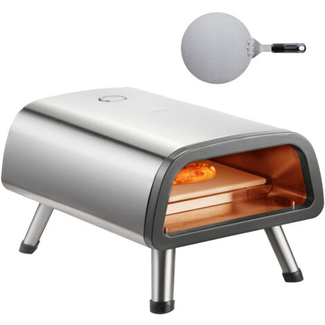 Mophorn Forno Elettrico per Pizza 12 Pollici, Pizzaiolo in Acciaio Inossidabile con Pietra Pizza Spatola, Riscalda Fino a 850°F, Forno per Pizza per Interni ed Esterni per Ristorante, Casa, Campeggio (1/5)