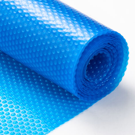 Mophorn Copertura Solare per Piscina, 12,19 x 6,10 m, Copertura Solare per Piscina Rettangolare, Spessore 0,4 mm, Protezione per Piscina per Piscina Interrata Fuori Terra, per Riscaldamento Acqua, Blu