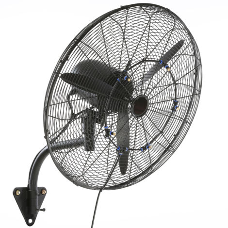 Mophorn ventilatore da parete, 24 pollici, 3 velocita ad alta velocita max. 7000CFM, Ventilatore da parete industriale oscillante impermeabile, residenziale per magazzino,serra, officina, ETL elencato