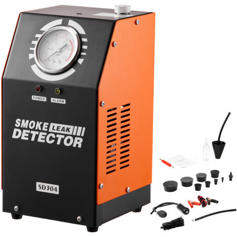 Mophorn Macchina rilevatore perdite del fumo per auto, Rilevatore di perdite da auto 8 L/min, Modalita aria modalita fumo, Rilevatore di perdite, Dispositivo diagnosi di perdite da -20 °C a 75 °C