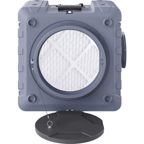 Purificateur d'air avec filtration en 3 étapes, purificateur d'air négatif empilable 550 pi³/min, MERV10, charbon actif, H13 HEPA, pour usage domestique, industriel et commercial | CA