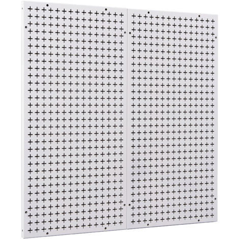 Kit Pannello Forato Per Copertura Tubo Scaldabagno A Gas – Montaggio A Parete Con Cuscinetti Adesivi – Organizzazione Per Cucina E Bagno