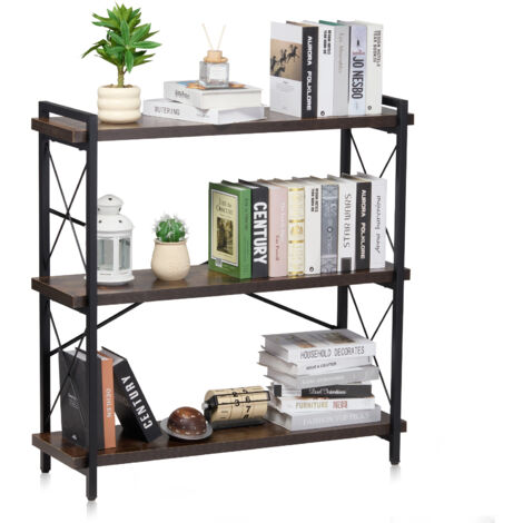 FirFurd Libreria Scaffale a 6 Ripiani, in Stile Industriale,Scaffale