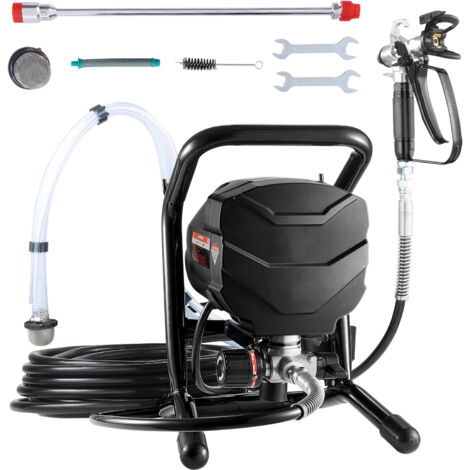 Mophorn Spruzzatore Airless per Vernice con Supporto, Spruzzatore Elettrico per Vernice 650W 3000PSI, Asta di Prolunga e Kit di Pulizia per la Casa