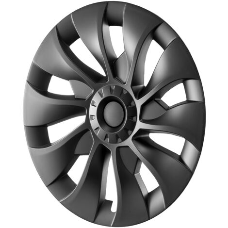 Vhbw 4x coprimozzo universale per diverse autovetture - Copriruota, 64 mm, nero, plastica | Leroy Merlin