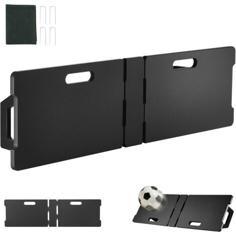 Mophorn 45"X13" Tabellone rimbalzante da calcio, Parete di rimbalzo portatile con 2 angoli regolabili, Attrezzatura di allenamento HDPE pieghevole per passaggi e tiri