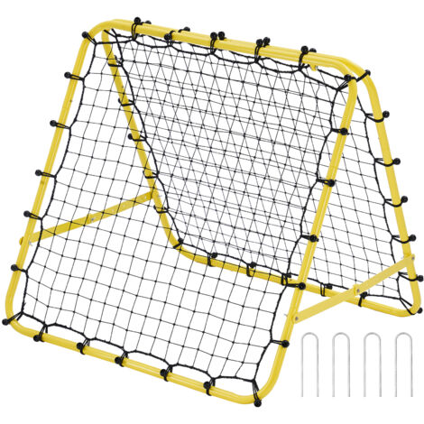 Mophorn Rete di rimbalzo calcio, 40"x35"x37", ausilio per l'allenamento portatile, regolabile per tutte le età - Migliora le abilità