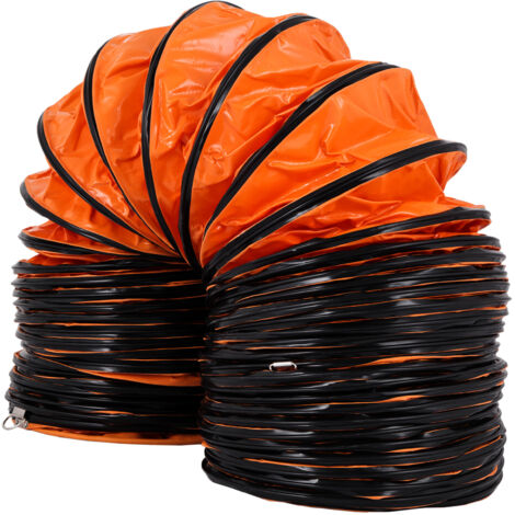 Mophorn Tubo flessibile in PVC da 16 piedi (5 m) per ventole di scarico da 300 mm (12 pollici) - Condotto di sfiato flessibile per un'estrazione efficiente dell'aria