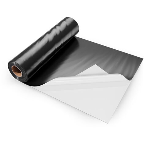 Mophorn 10 Mil Telo di plastica 10' x 100', telone di protezione resistente, bifacciale bianco e nero, barriera al vapore multiuso per intercapedine