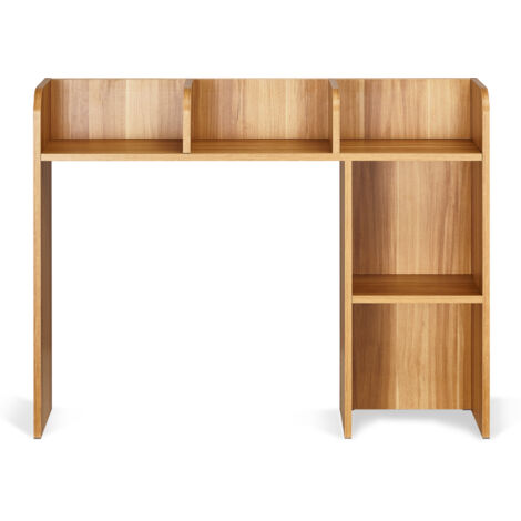 Mensola Da Scrivania Regolabile Con Morsetto - Organizer In Legno E Metallo, Per Ufficio E Casa - Foto 5