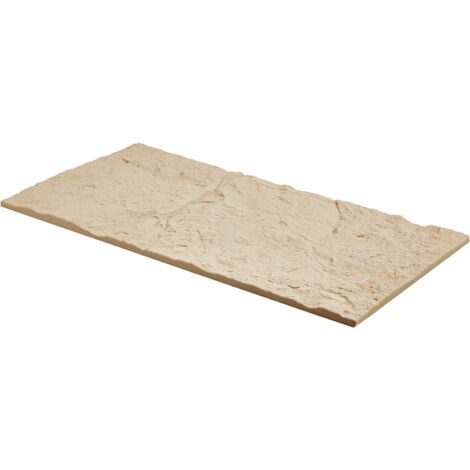 Mophorn Pannelli da parete 3D , 4 confezioni da 48 x 24 pollici PU imitazione pietra naturale, piastrelle decorative di copertura da 32 piedi quadrati per soffitto, camera da letto