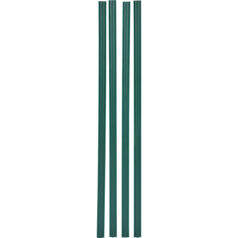 Mophorn Bottom Locking Privacy Slats, Doghe verticali a doppia parete con ali per recinzione a maglie di catena, Doghe alte 4' in HDPE per giardino, fattoria (verde) (1/5)