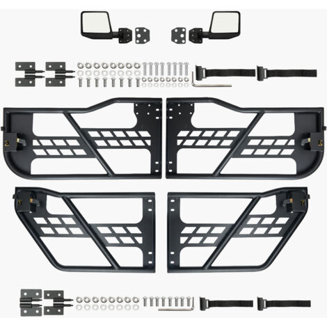 JeCar Specchietti Retrovisori A Sgancio Rapido Per Jeep Wrangler TJ JK JKU (1997-2018)