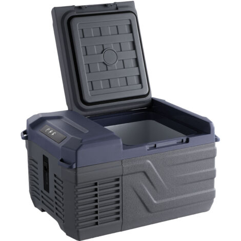 Mophorn Frigorifero per auto, frigorifero congelatore portatile da 12 V, refrigeratore a zona singola da 9 litri, -4 ℉ 68 ℉ regolabile, compressore 12/24 V CC e 100-240 V CA