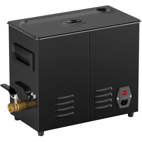 Mophorn Pulitore ad Ultrasuoni Industriale 6L, Macchina Digitale da 180 W per Pulizia, con Modalità Delicata e Funzione Degas, Dotata di Riscaldatore e Timer, Ideale per Gioielli