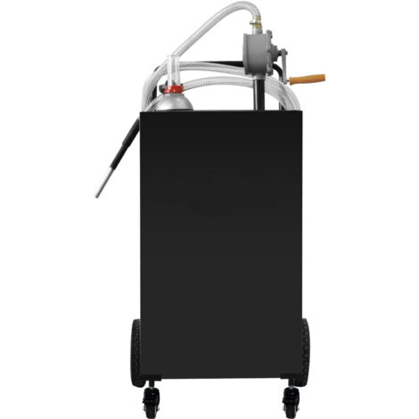 Tanica Serbatoio Carburante Montabile 5 Litri (1,3 Galloni) - In ABS, Per Auto, Moto, ATV, UTV, Con Staffe E Serratura, Colore Nero - 2
