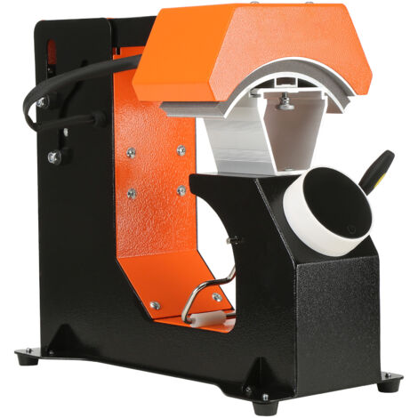 Mophorn Pressa a caldo per cappelli, macchina per pressatura automatica per cappelli 3 in 1, trasferimento a sublimazione a conchiglia da 6,4x3,5 in, rilascio automatico,controllo digitale a manopola