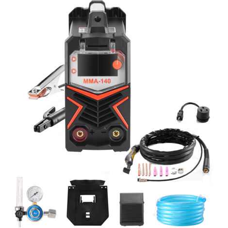 Mophorn Saldatrice TIG in Alluminio da 225 A con Ampio Display LED - Modalità TIG AC/DC, TIG Pulsato AC/DC, TIG a Punti e MMA (Stick), Saldatrice a Doppia Tensione 110/220 V con